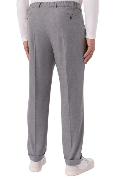 Кашемировые брюки MARCO PESCAROLO светло-серого цвета по цене 154000 руб., арт. MANU/5243/2, фото 4 Кашемировые брюки MARCO PESCAROLO, арт. MANU/5243/2, фото 4