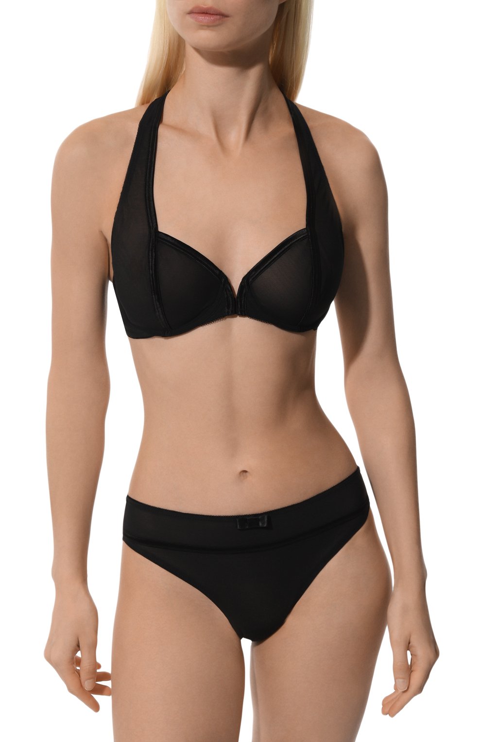 Трусы-слипы CHANTAL THOMASS черного цвета по цене 7640 руб., арт. T220463, фото 2 Трусы-слипы CHANTAL THOMASS, арт. T220463, фото 2