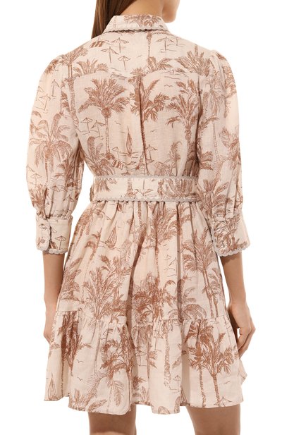 Льняное платье MC2 SAINT BARTH, арт. DAISI/STBW/03913F, фото 4