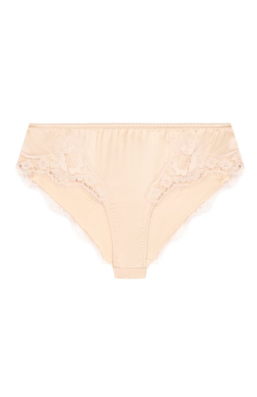 Шелковые трусы-хипстеры Dolce & Gabbana 02A02T/0N013 Бежевый 02A02T/0N013