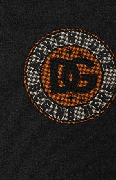 Хлопковая толстовка DOLCE & GABBANA темно-серого цвета по цене 53850 руб., арт. L4JWML/G7PIU/8-12+, фото 3 Хлопковая толстовка DOLCE & GABBANA, арт. L4JWML/G7PIU/8-12+, фото 3