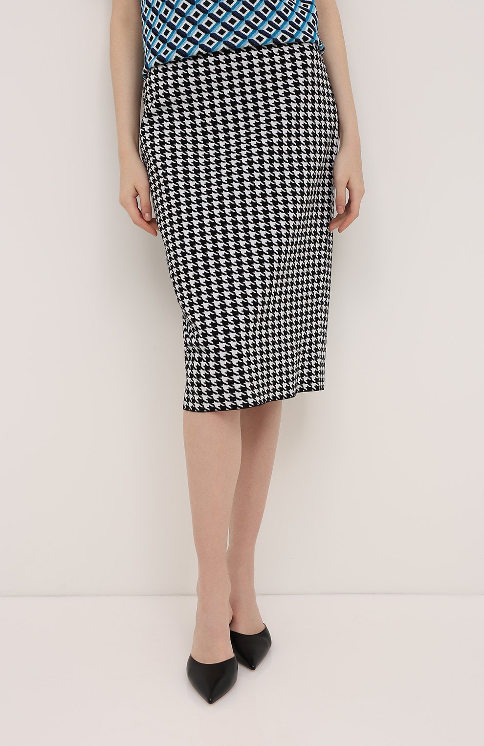 Юбка из вискозы ESCADA черно-белого цвета по цене 46450 руб., арт. 5033551, фото 3 Юбка из вискозы ESCADA, арт. 5033551, фото 3