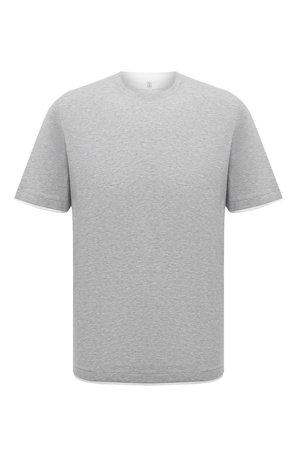 Хлопковая футболка BRUNELLO CUCINELLI, арт. M0B137427, фото 1