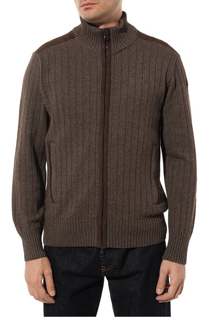 Кардиган из шерсти и вискозы PAUL&SHARK, арт. 13311214, фото 3