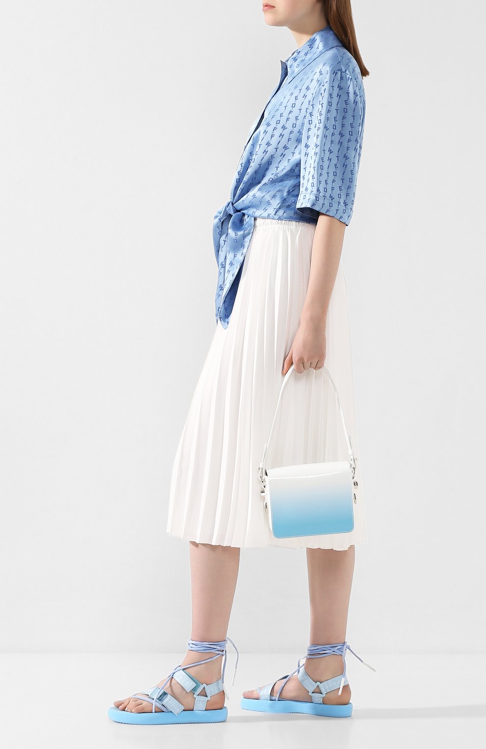 Текстильные сандалии OFF-WHITE, арт. 0WIA214S20FAB0014100, фото 2