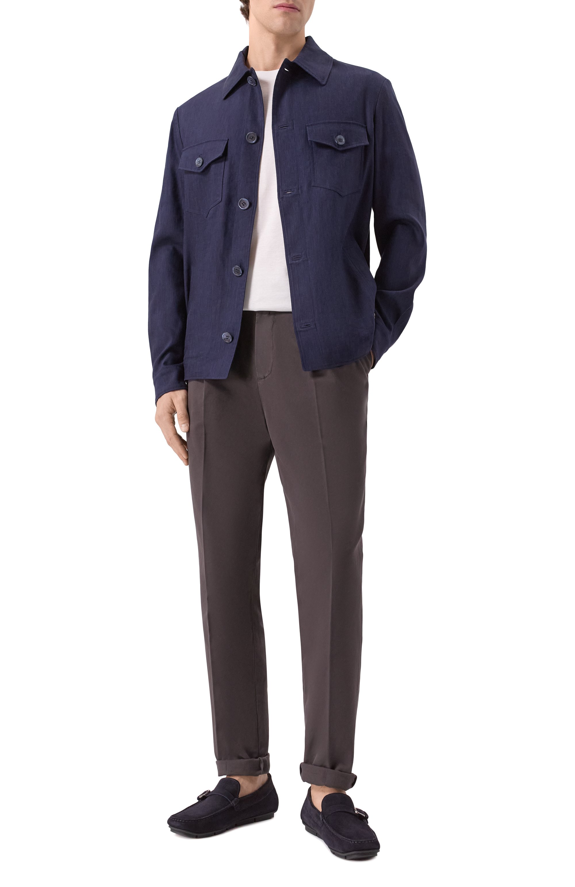 Куртка-рубашка изо льна и шерсти STEFANO RICCI, арт. M7J5100380/WL003L, фото 2