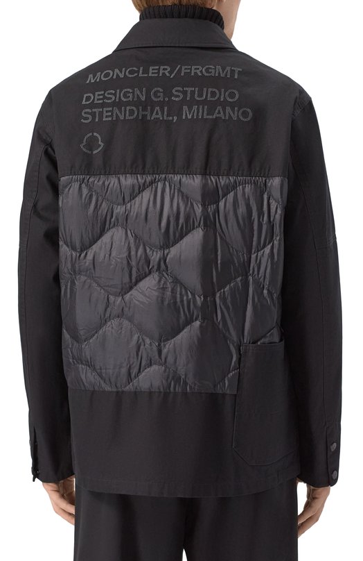 Комбинированная куртка Moncler 1A00012/M1292 Чёрный  1A00012/M1292 Фото 8