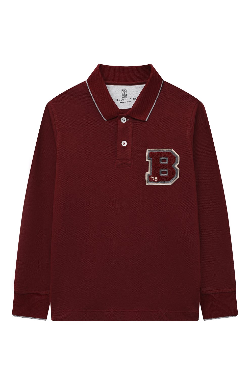 Хлопковое поло BRUNELLO CUCINELLI, арт. B0T63T316B, фото 1