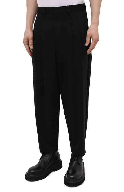 Брюки KAZUYUKI KUMAGAI черного цвета по цене 38250 руб., арт. AP11-251, фото 3 Брюки KAZUYUKI KUMAGAI, арт. AP11-251, фото 3