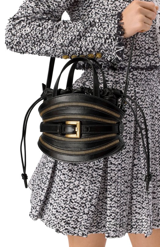 Сумка Shuffle Zips mini Balmain FN0DP017/LMZP Чёрный  FN0DP017/LMZP Фото 2