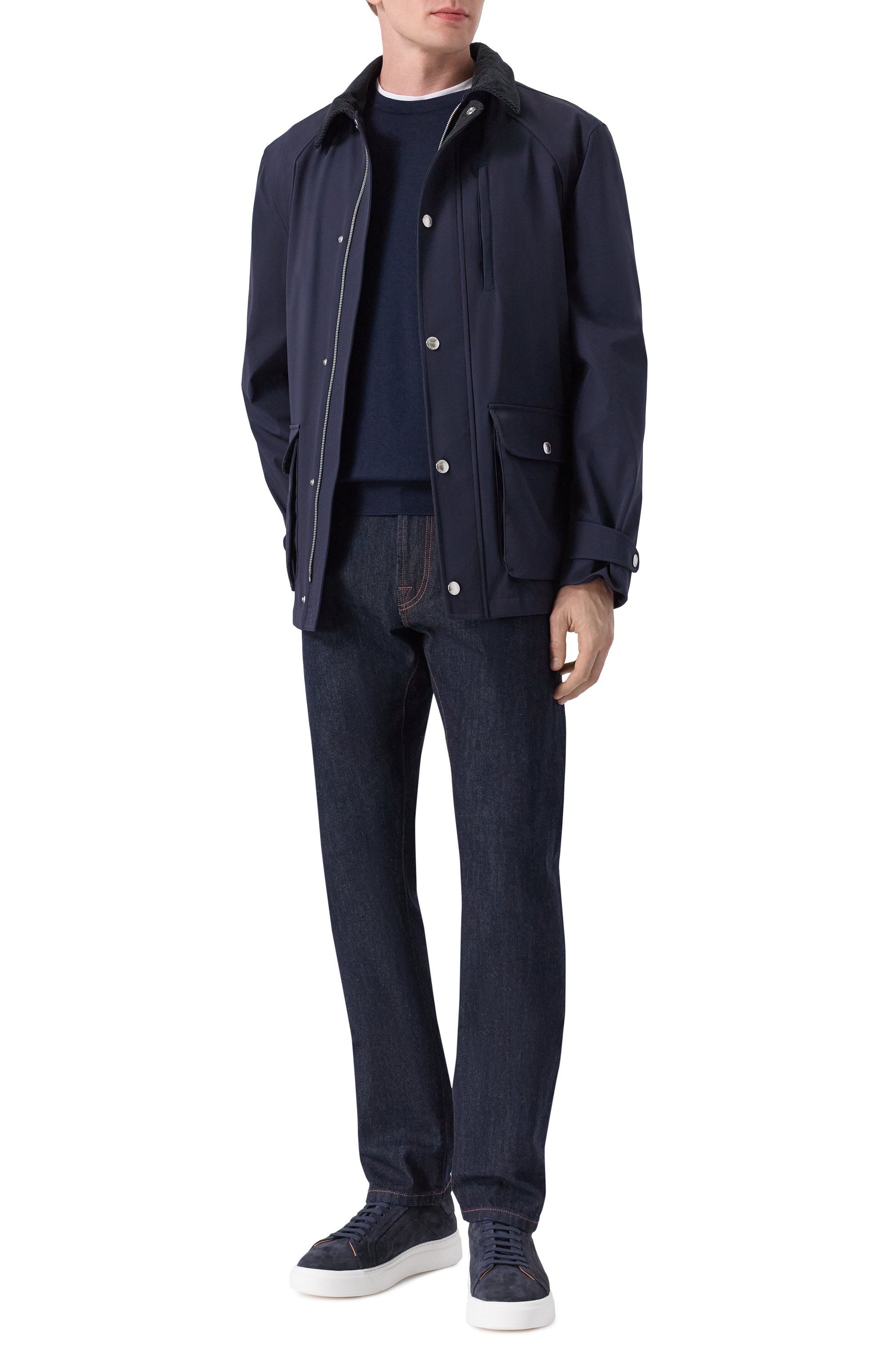 Замшевые кеды KITON, арт. USSA268N0127902, фото 2