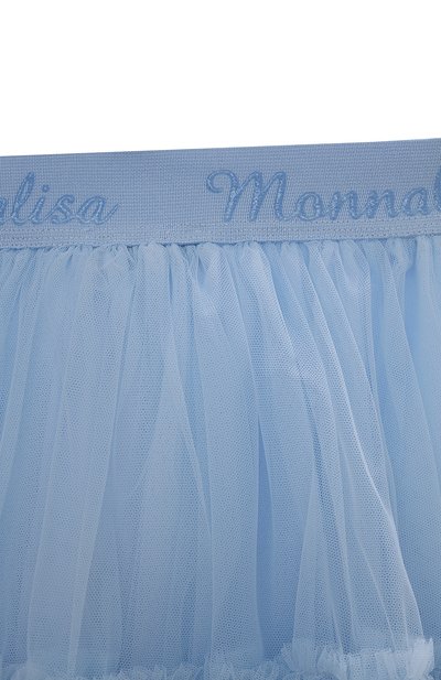 Юбка MONNALISA голубого цвета по цене 9950 руб., арт. 17AGON, фото 3 Юбка MONNALISA, арт. 17AGON, фото 3