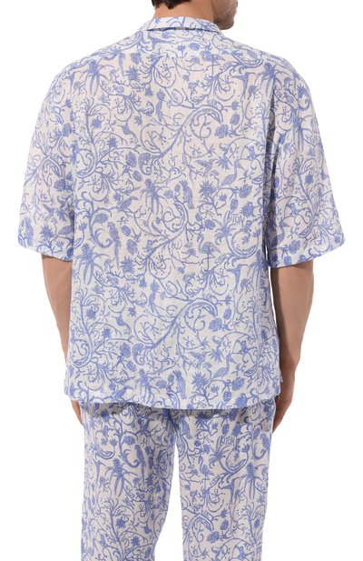 Льняная рубашка KITON, арт. UMC024H08902, фото 4