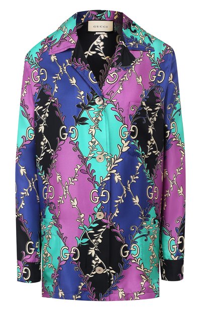 Шелковая рубашка GUCCI, арт. 609466/ZADFN, фото 1