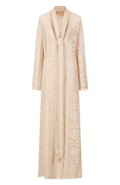 Женское хлопковое платье ALBUS LUMEN, арт. HAZELDRESS03.CR0CHET.CREME