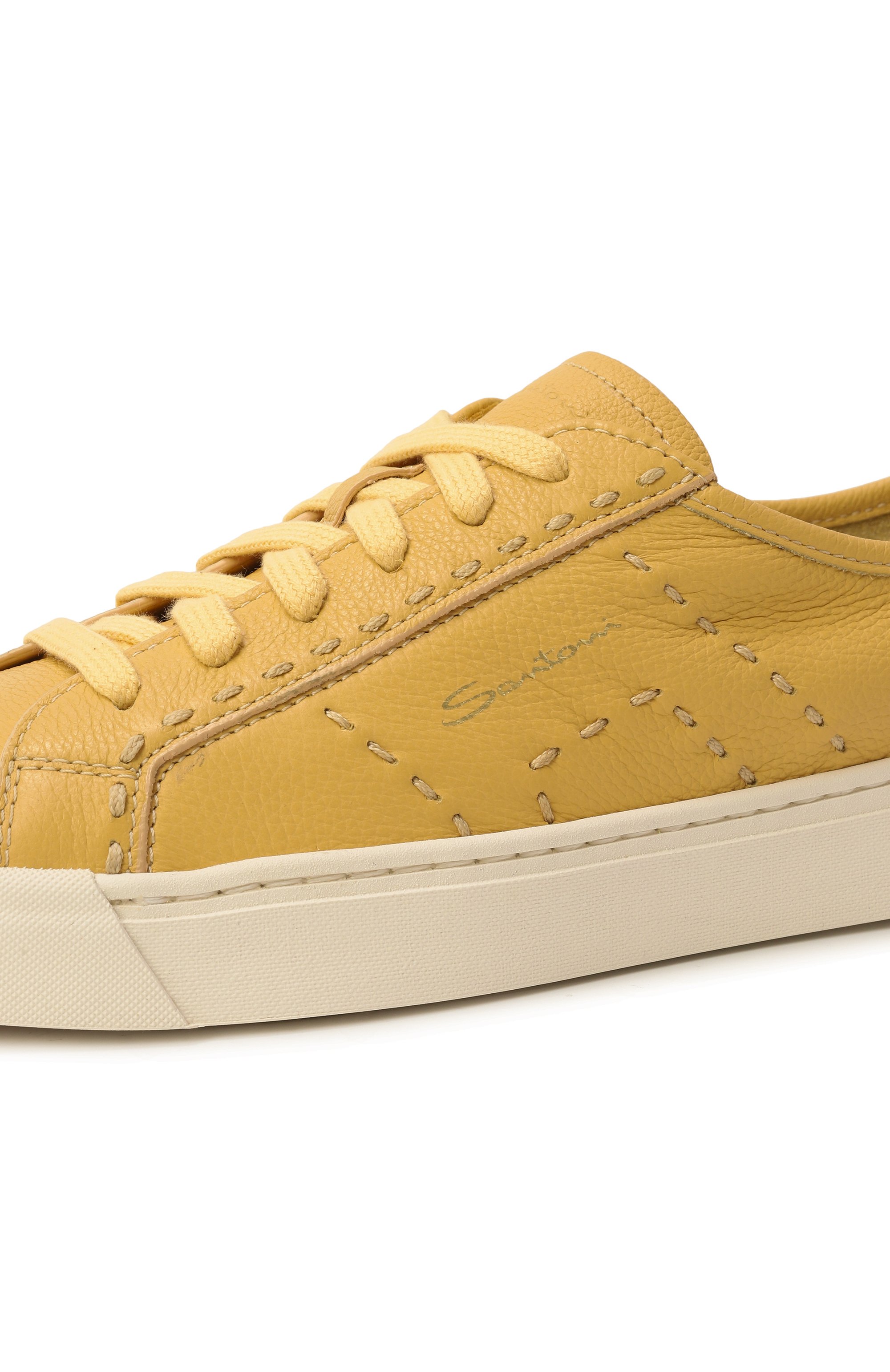 Кожаные кеды SANTONI, арт. WBGG61345PNNTDYI, фото 7