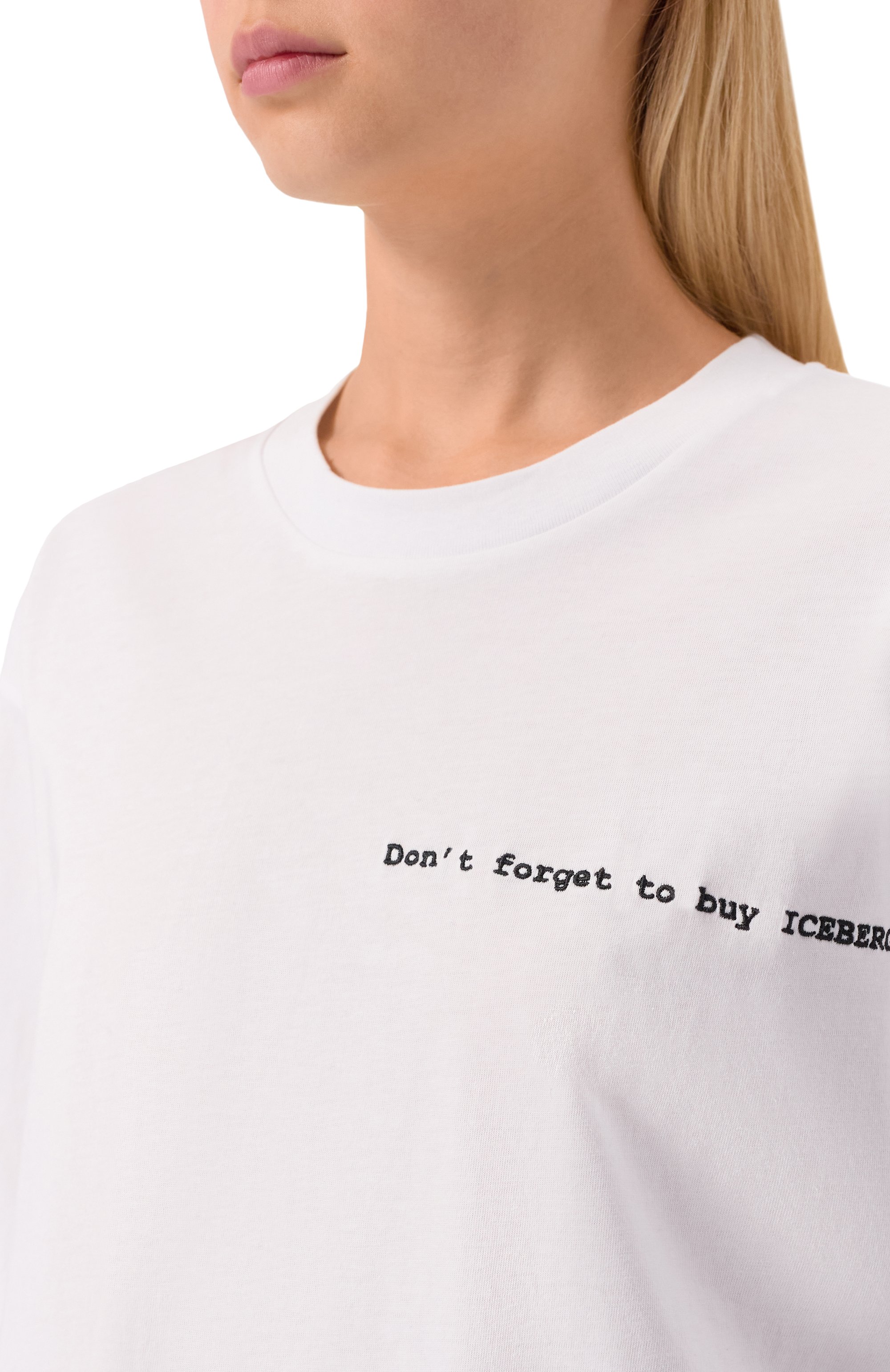 Хлопковая футболка ICEBERG, арт. F51A/6327, фото 5