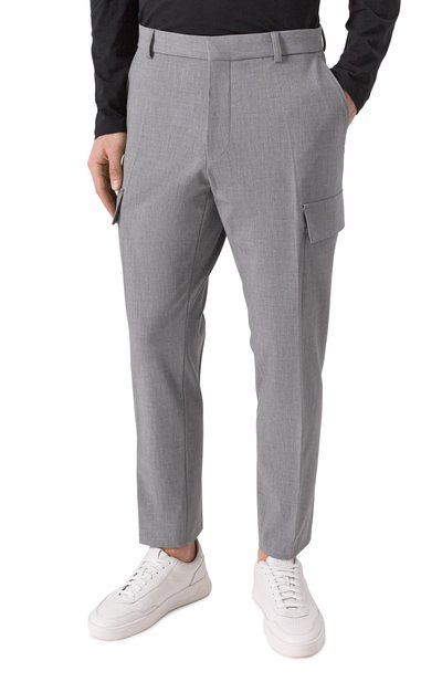 Брюки-карго из вискозы и шерсти BOSS, арт. 50535069, фото 3