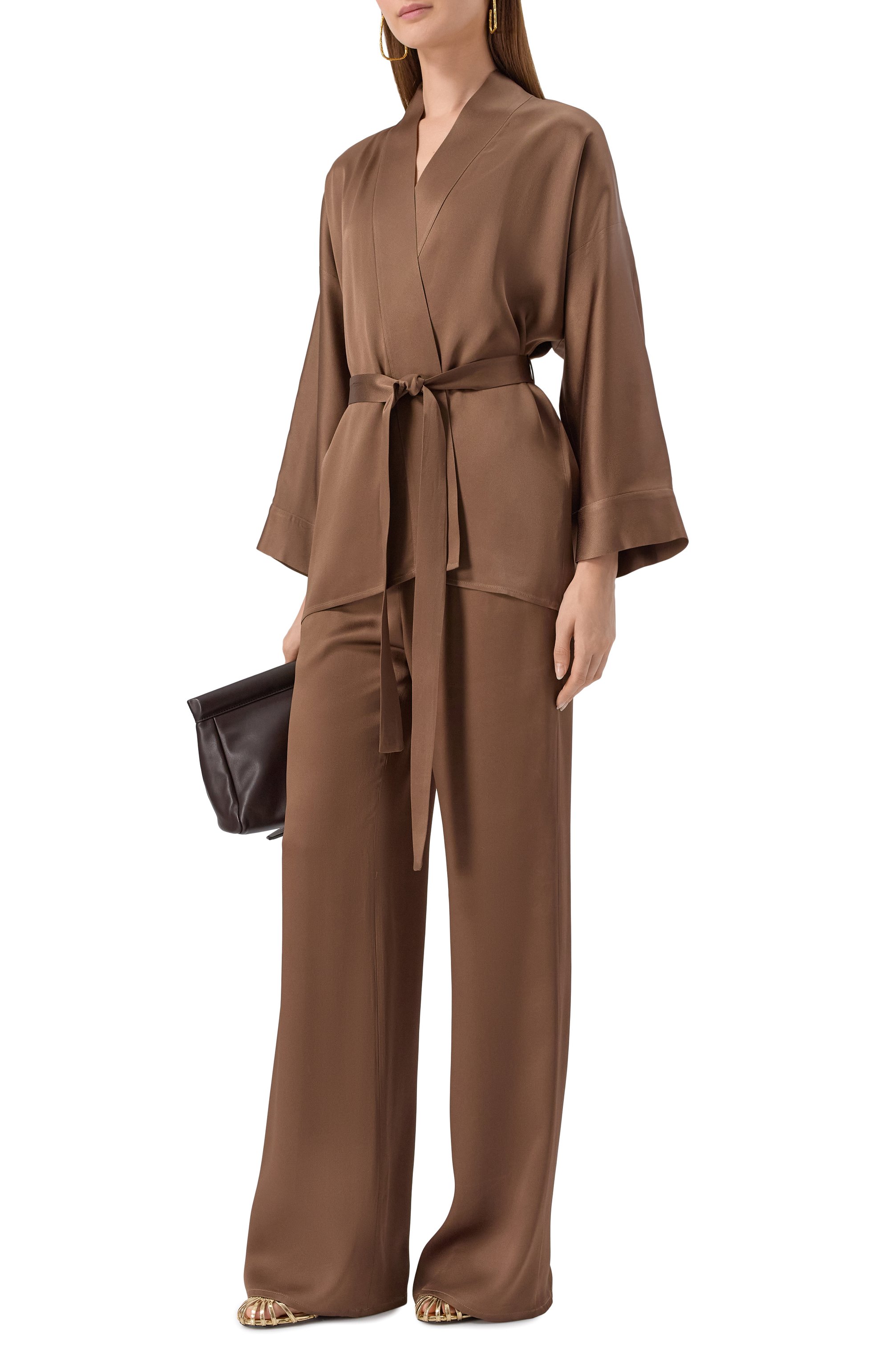 Атласные брюки ANTONELLI FIRENZE, арт. M8185P/355C, фото 2