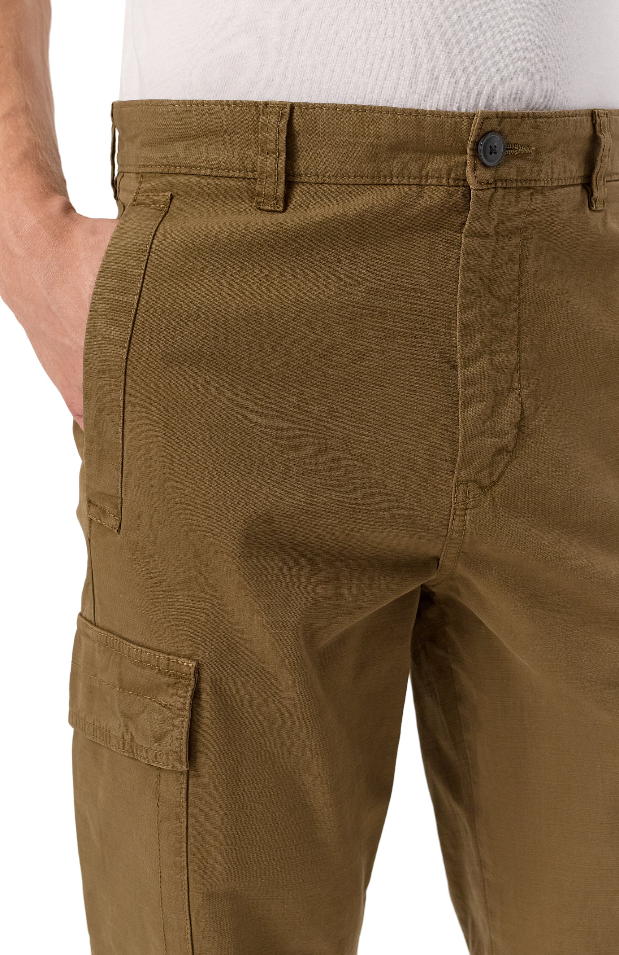 Хлопковые брюки-карго BOSS ORANGE, арт. 50530599, фото 5