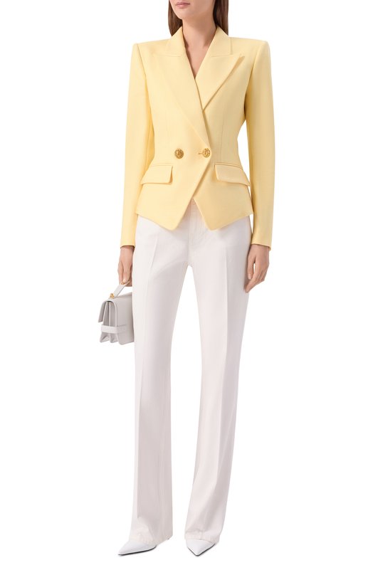 Жакет из вискозы Balmain GF1SI650/VI58 Жёлтый  GF1SI650/VI58 Фото 2