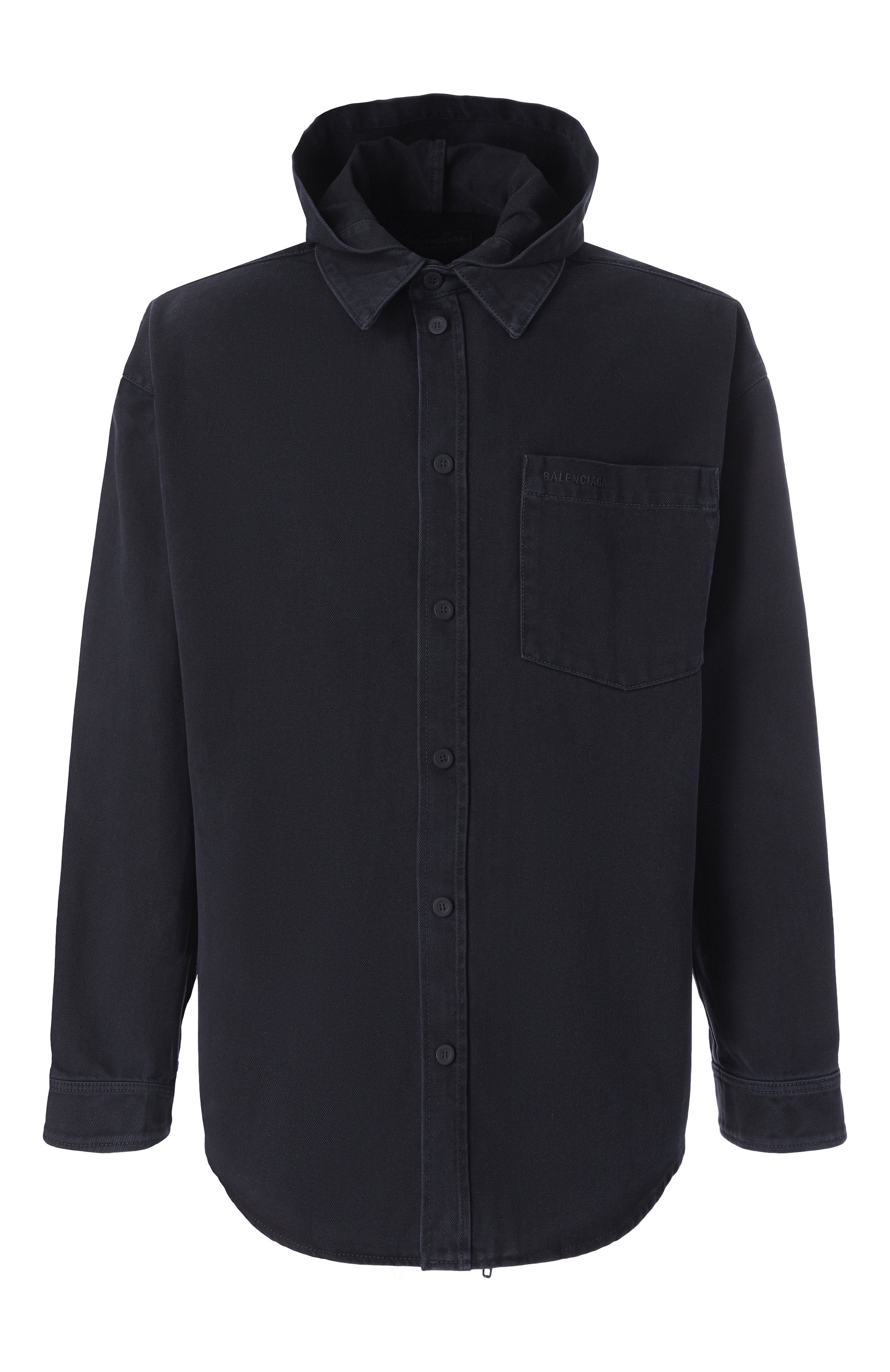 Джинсовая куртка-рубашка BALENCIAGA, арт. 814227/TNW11, фото 1