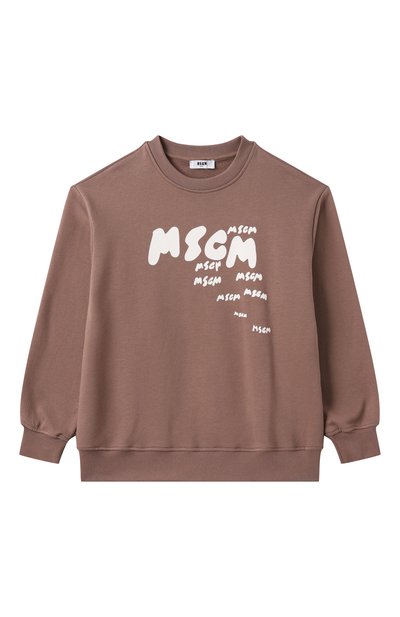 Хлопковый свитшот MSGM KIDS, арт. S5MSJBSW010
