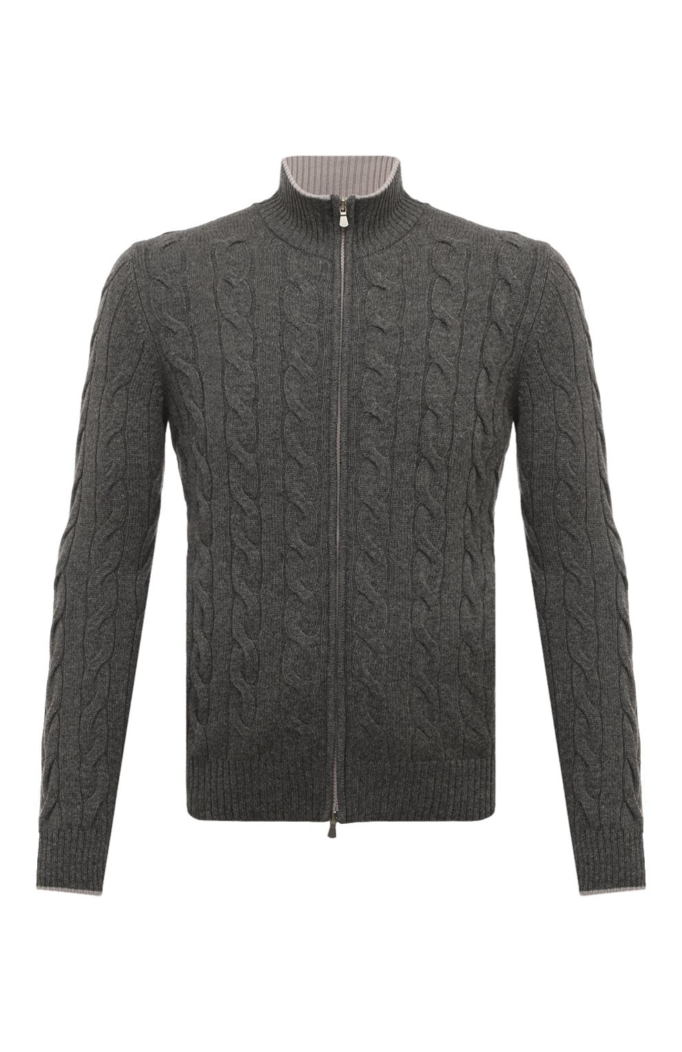 Кардиган из шерсти и кашемира GRAN SASSO темно-серого цвета по цене 62450 руб., арт. 23161/19672, фото 1 Кардиган из шерсти и кашемира GRAN SASSO, арт. 23161/19672, фото 1
