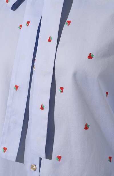 Хлопковая рубашка GUCCI, арт. 577059 ZABZ6, фото 5