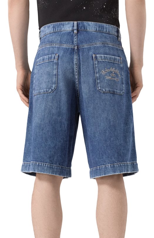 Джинсовые шорты Dolce & Gabbana GP0T2Z/G8MK5 Синий  GP0T2Z/G8MK5 Фото 4