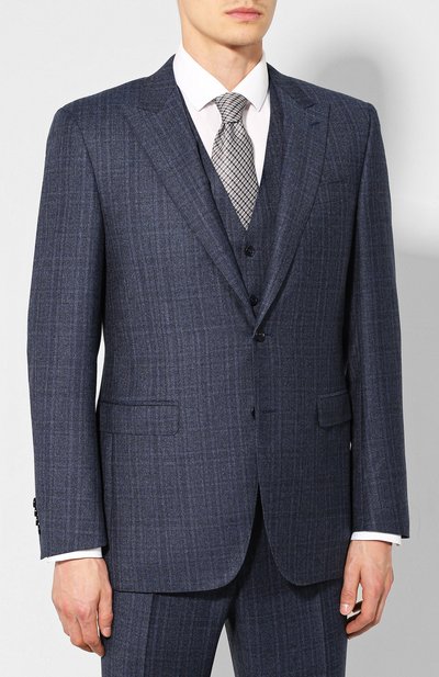 Шерстяной костюм-тройка CANALI, арт. 19227/93/BF00754, фото 4