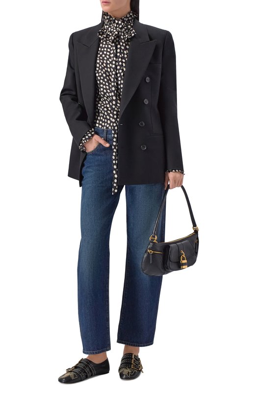 Кожаные балетки Susanna Chloé CH26S16YUR Чёрный  CH26S16YUR Фото 3