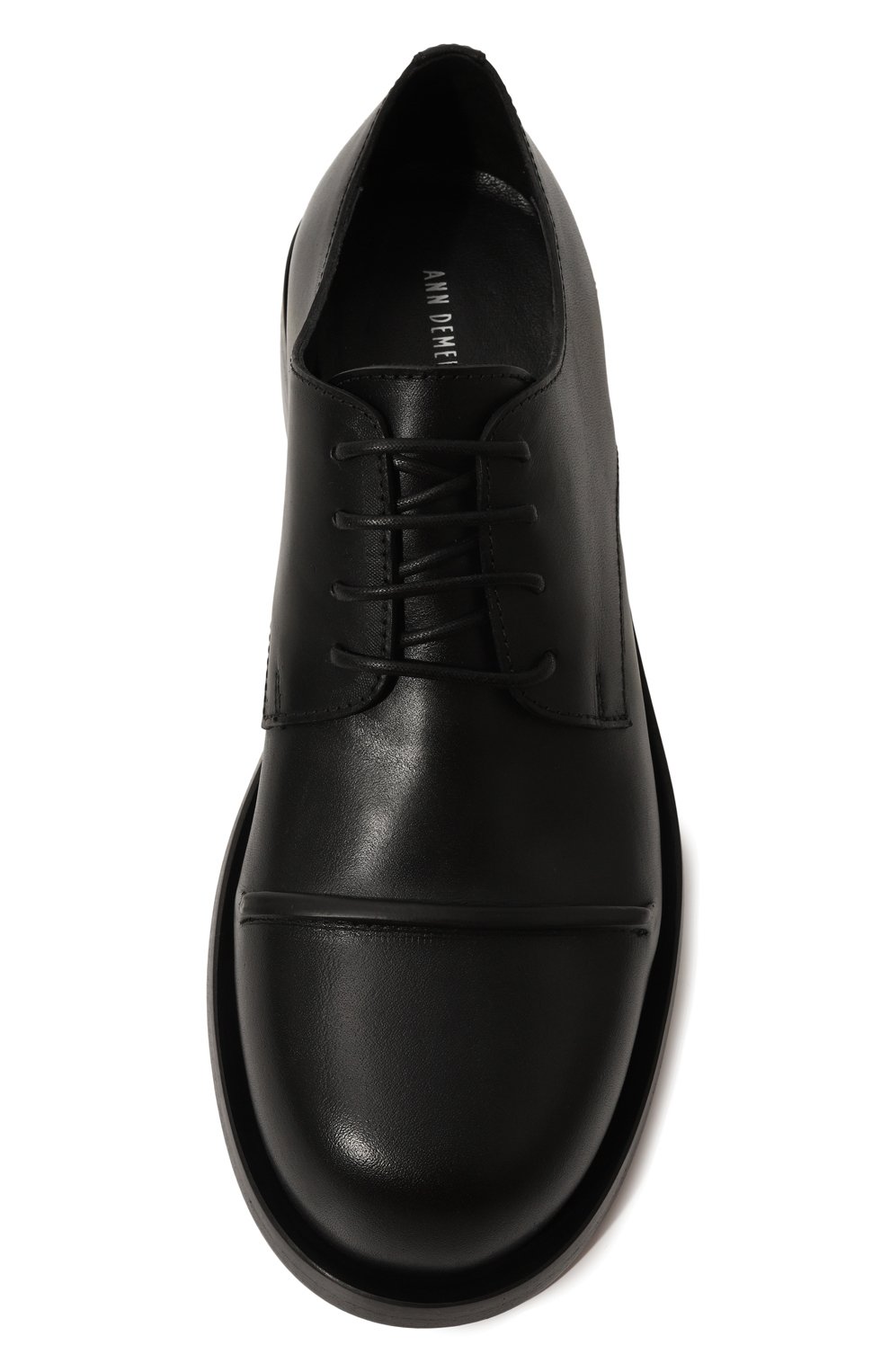Кожаные дерби dex pintruck ANN DEMEULEMEESTER черного цвета по цене 76500 руб., арт. 2402-W-F30-LT049-099, фото 6 Кожаные дерби dex pintruck ANN DEMEULEMEESTER, арт. 2402-W-F30-LT049-099, фото 6