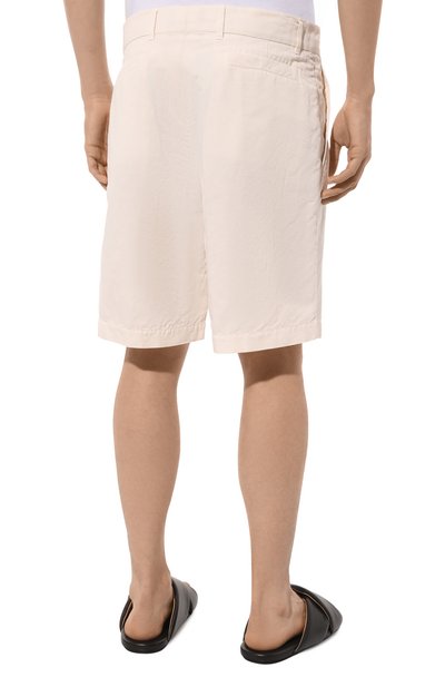 Шорты изо льна и хлопка BRUNELLO CUCINELLI, арт. M291DU0010, фото 4