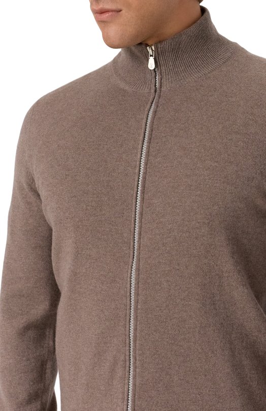 Кашемировый кардиган Brunello Cucinelli M2200106 Коричневый  M2200106 Фото 5