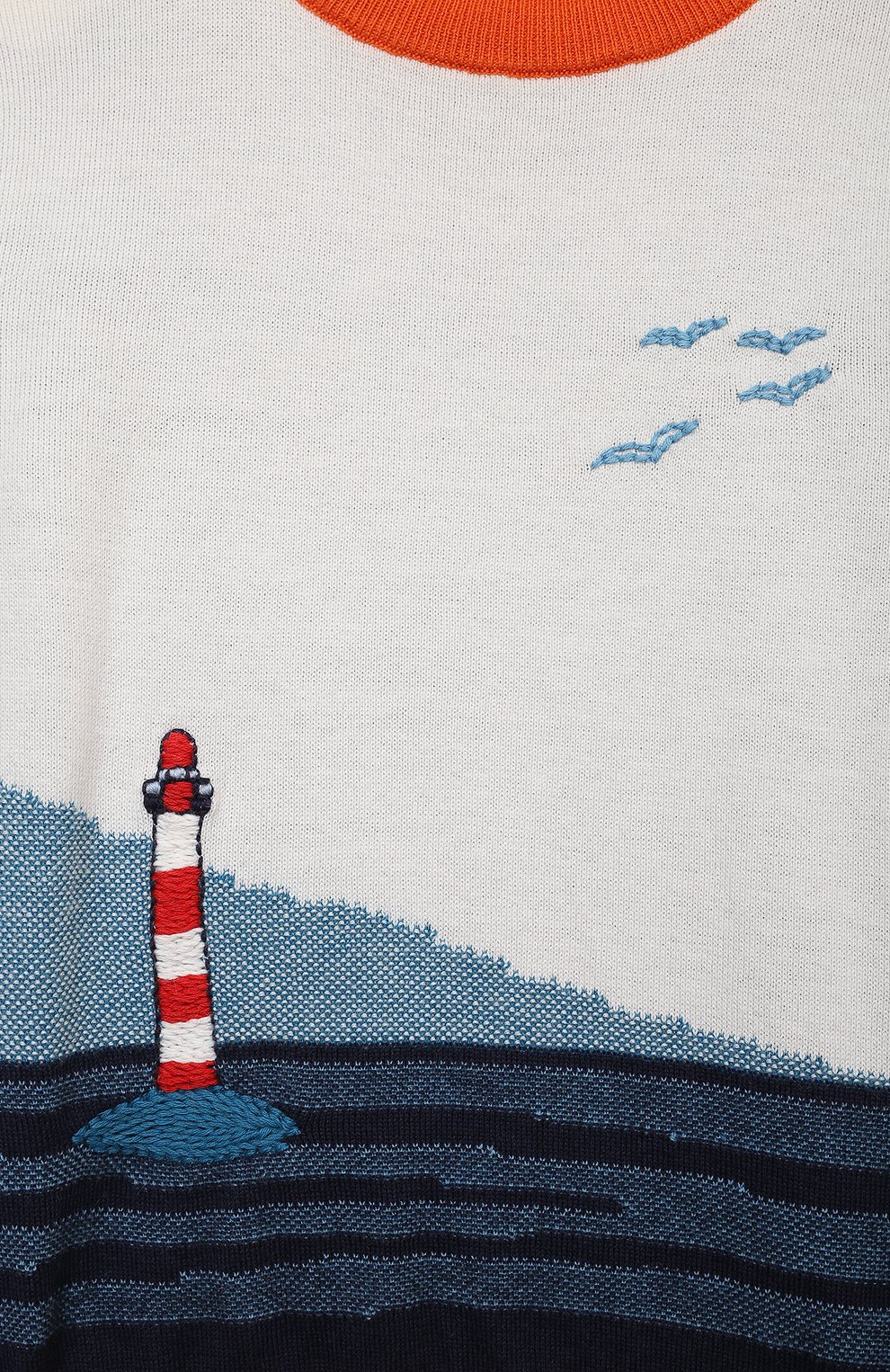 Хлопковый пуловер LORO PIANA, арт. FAM1109, фото 3