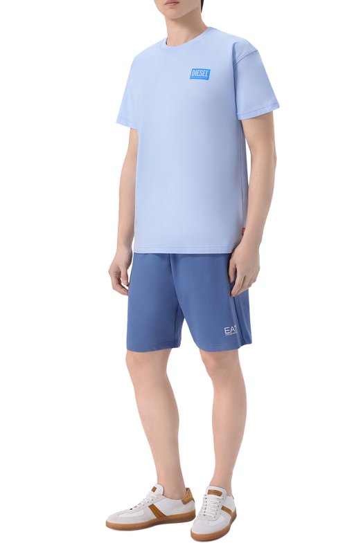 Хлопковые шорты EA7 8NPS65/PJVRZ Голубой  8NPS65/PJVRZ Фото 2