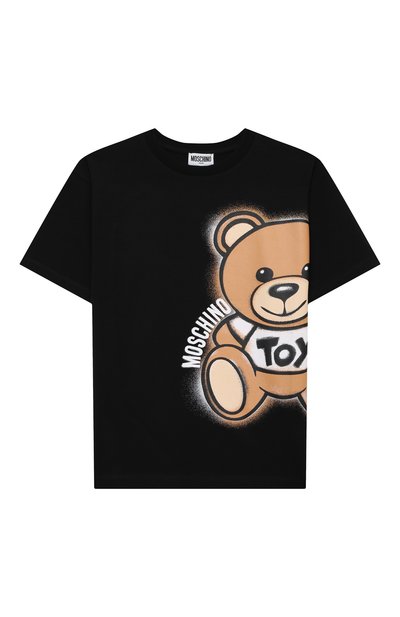 Хлопковая футболка MOSCHINO, арт. HQM02X/LBA18/10A-14A, фото 1