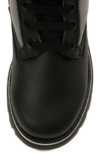 Кожаные ботинки MSGM KIDS, арт. 69185/RANGER/RIFRANGENT./18-27, фото 4