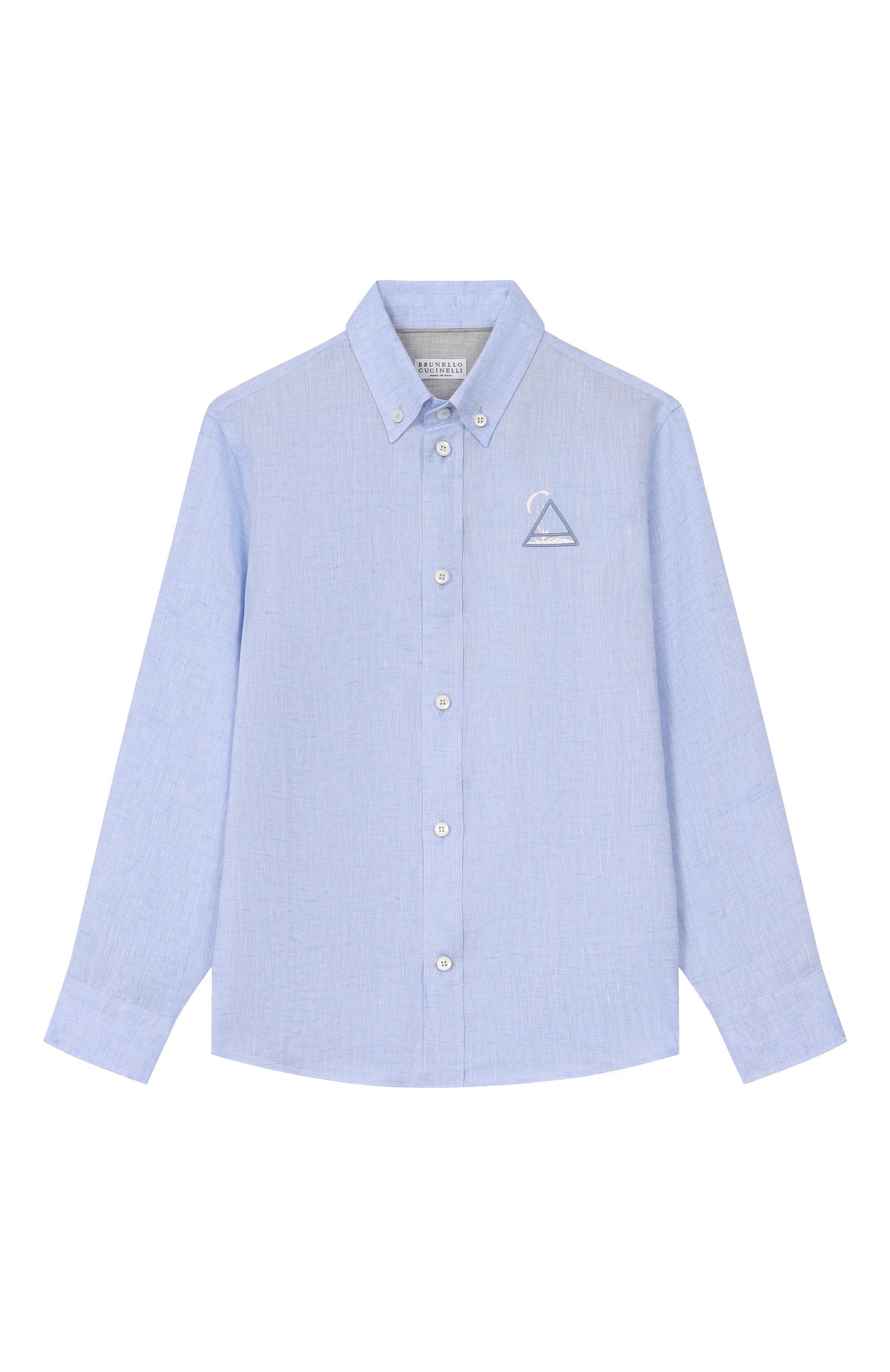 Льняная рубашка BRUNELLO CUCINELLI, арт. BM684C317A, фото 1