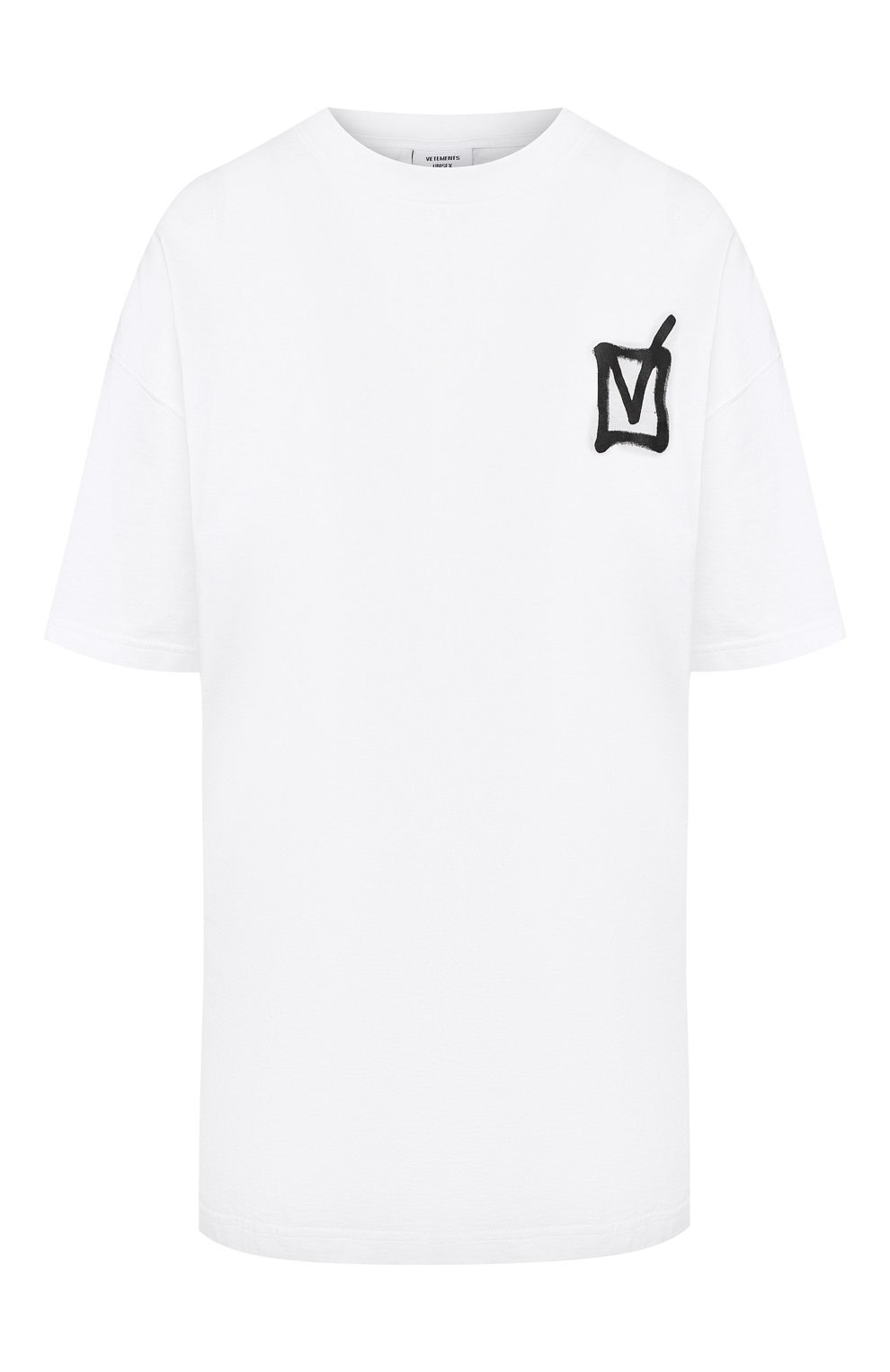 Хлопковая футболка VETEMENTS, арт. UAH21TR512 1600/W, фото 1