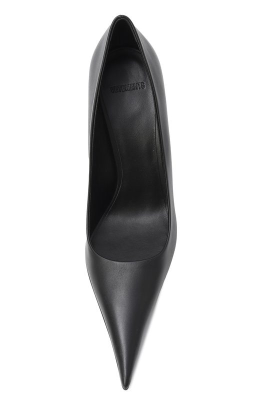 Кожаные туфли Sharp 80 VETEMENTS WH76HE500B/2471 LEATHER Чёрный  WH76HE500B/2471 LEATHER Фото 6