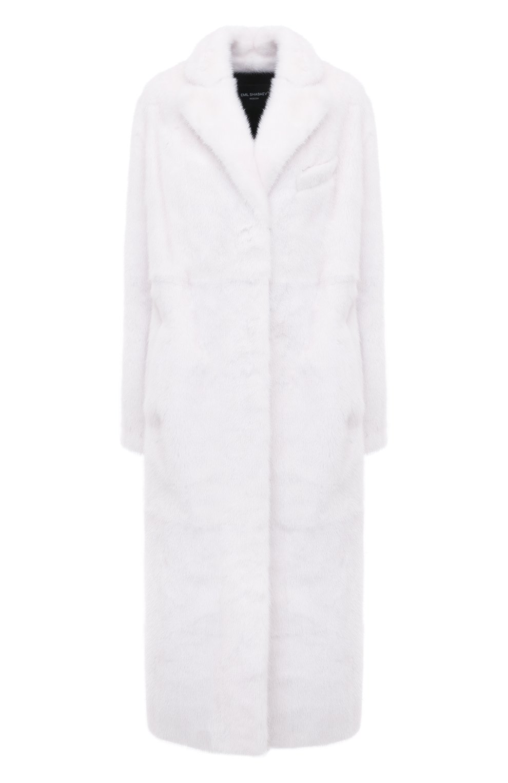 Шуба из меха норки EMIL SHABAEV белого цвета по цене 885000 руб., арт. 0041, фото 1 Шуба из меха норки EMIL SHABAEV, арт. 0041, фото 1