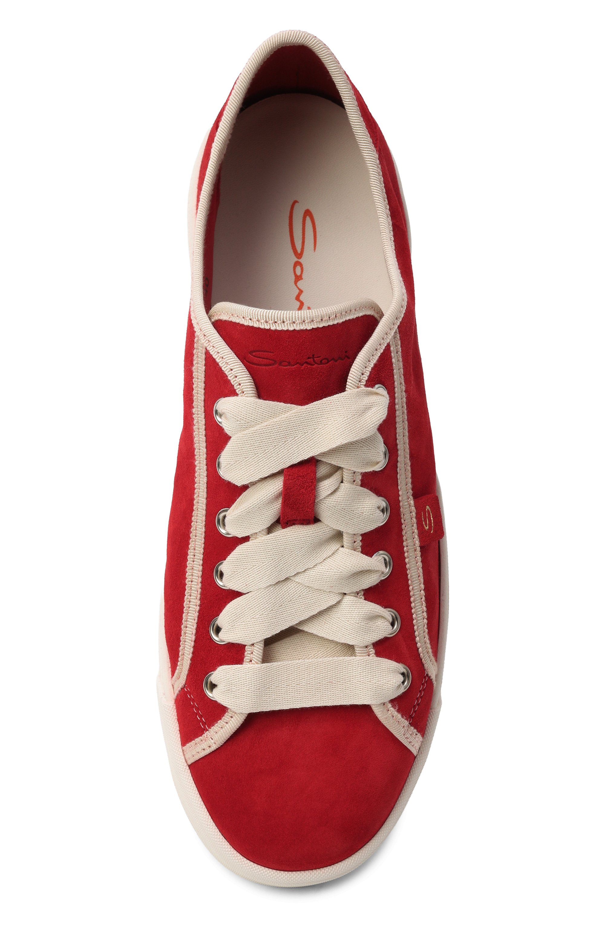 Замшевые кеды SANTONI, арт. WBGG61468PNNTEYD, фото 6