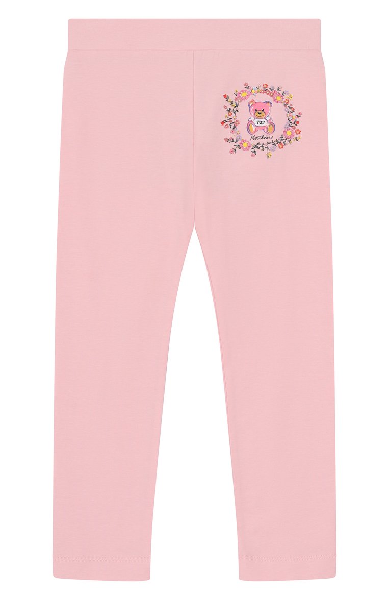 Хлопковые легинсы MOSCHINO, арт. HFP04X/LBA10/4-8, фото 1