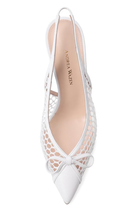 Комбинированные туфли Andrea Wazen INEBW085 Белый  INEBW085 Фото 6