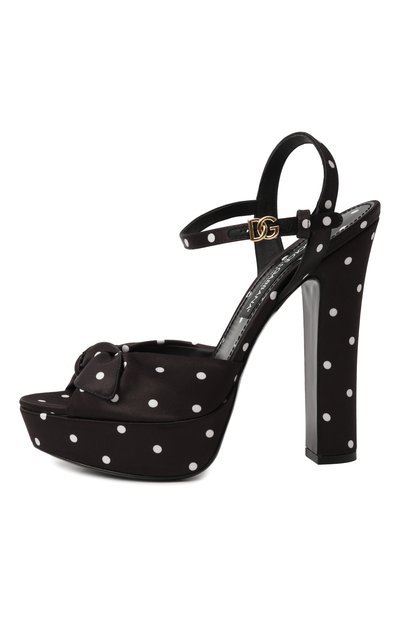 Текстильные босоножки keira DOLCE & GABBANA, арт. CR1751/AV885, фото 4