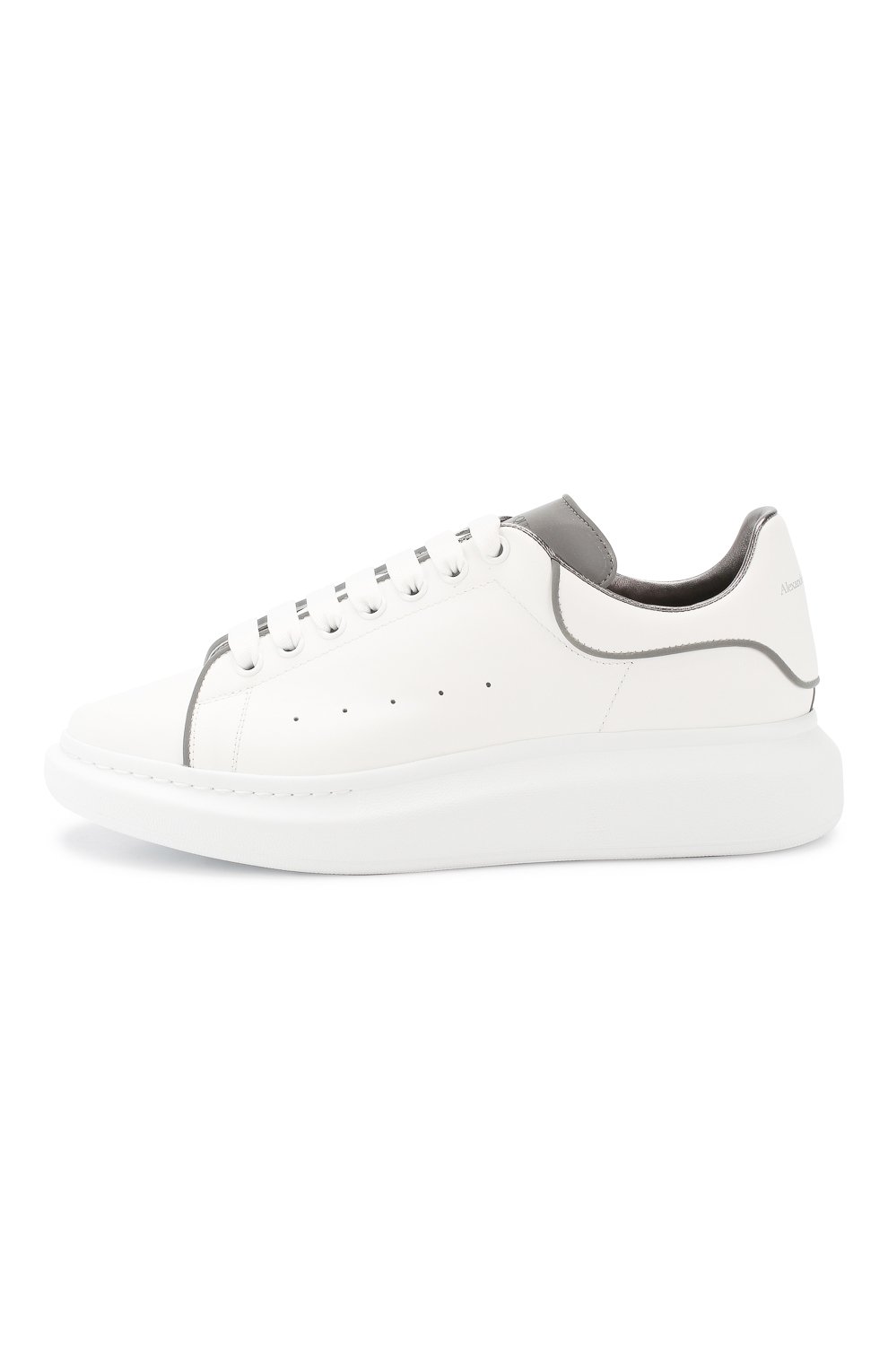 Кожаные кеды oversized ALEXANDER MCQUEEN белого цвета по цене 49200 руб., арт. 561123/WHTQK, фото 3 Кожаные кеды oversized ALEXANDER MCQUEEN, арт. 561123/WHTQK, фото 3