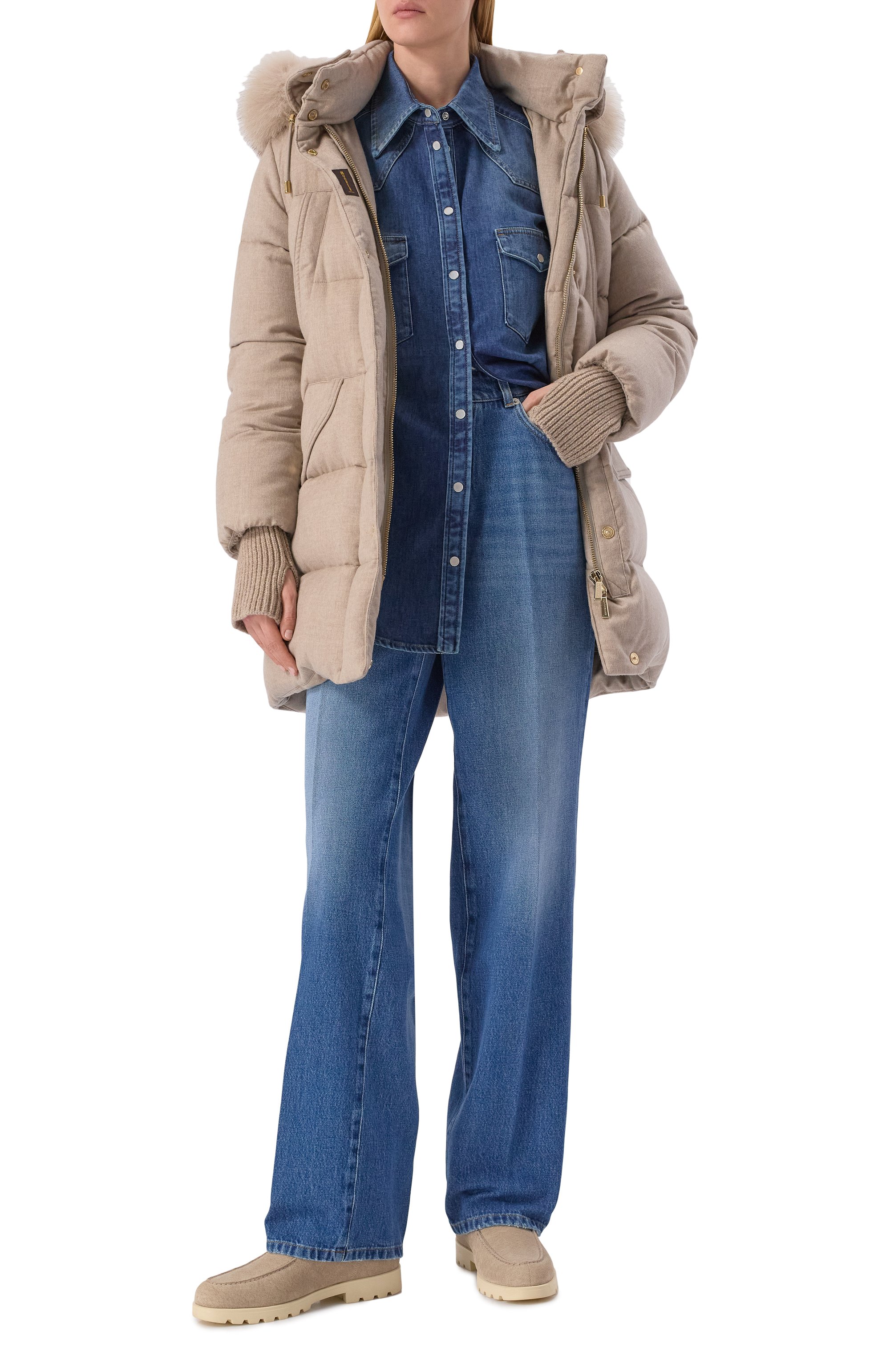 Кашемировый пуховик talassa-il MOORER, арт. TALASSA/IL, фото 2