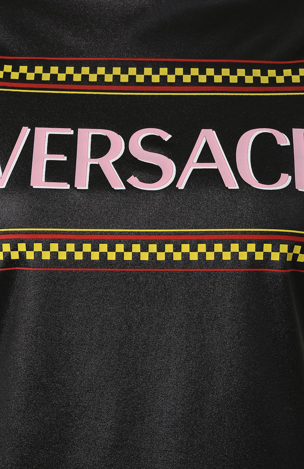 Футболка с логотипом бренда VERSACE черного цвета по цене 53800 руб., арт. A82664/A227601, фото 5 Футболка с логотипом бренда VERSACE, арт. A82664/A227601, фото 5